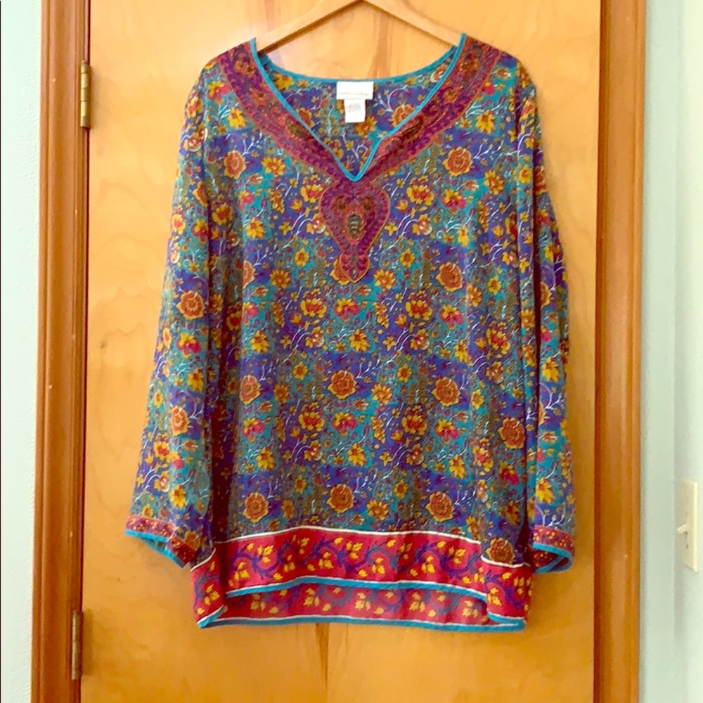 Bohemian blouse / coverup by SoftSurrondings